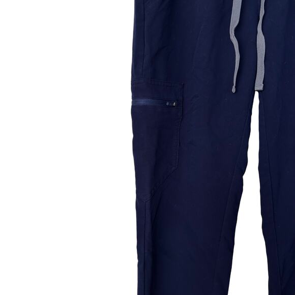 Figs Navy Blue Zamora Jogger Scrub Pants Sz XS - Picture 4 of 7